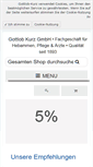 Mobile Screenshot of gottlob-kurz.de